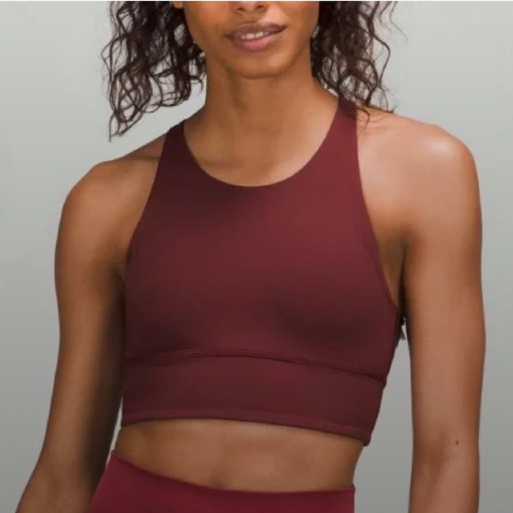 Lululemon Maroon Sports Bra - Size 6  - Great Condition!